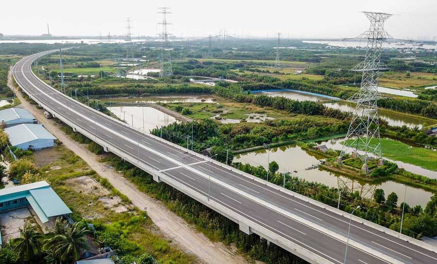 Cao tốc Bến Lức - Long Thành nối liền Long An và Đồng Nai