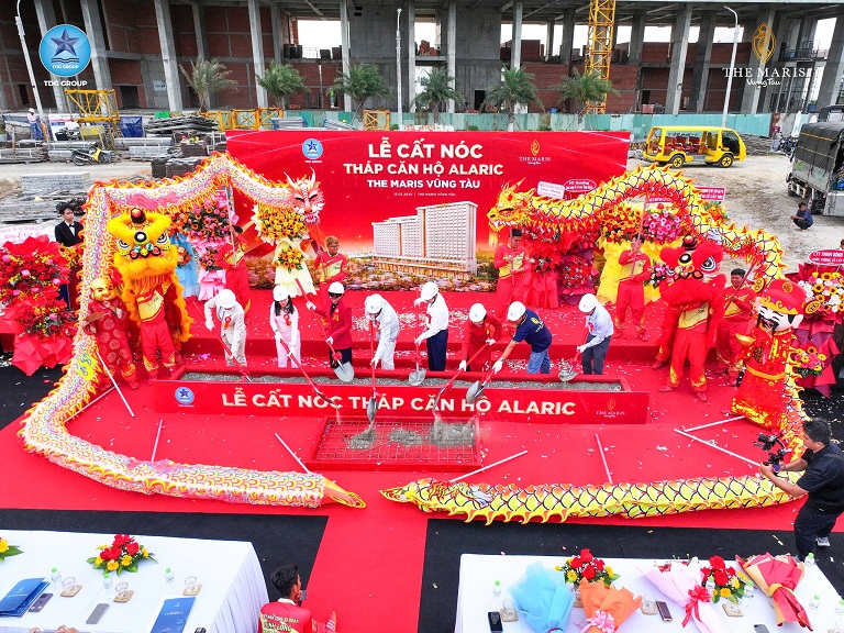 TDG GROUP CHÍNH THỨC CẤT NÓC THÁP CĂN HỘ ALARIC 1