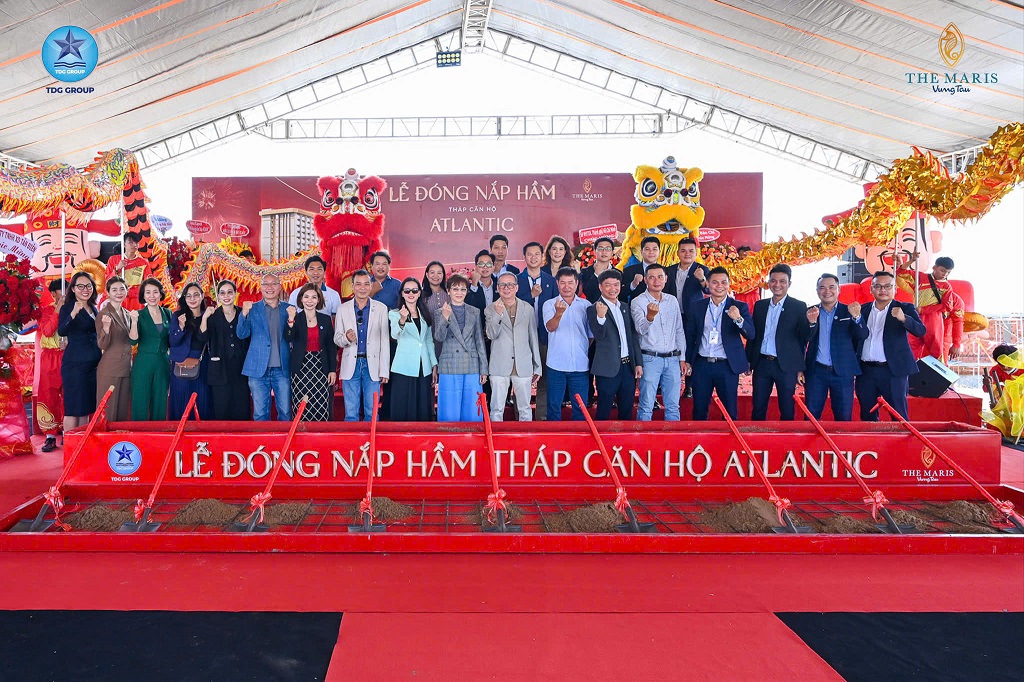 THÁP CĂN HỘ ATLANTIC -THE MARIS VŨNG TÀU THI CÔNG VƯỢT TIẾN ĐỘ 2