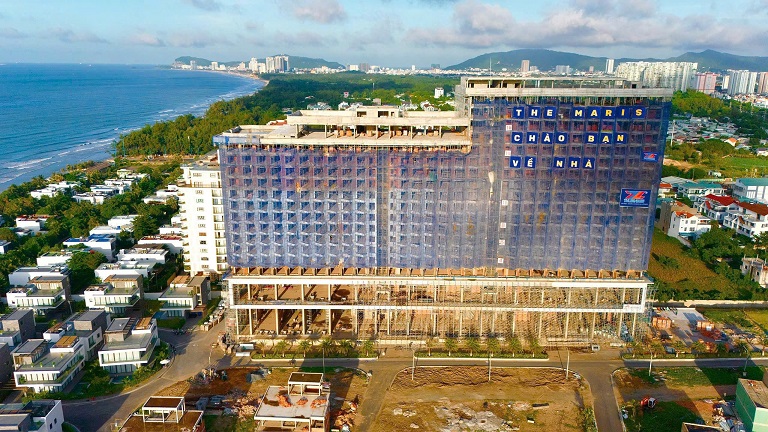 Tiến độ The Maris Vũng Tàu tháng 8/2025 - Khiển khai mạnh phân khu cao tầng 3